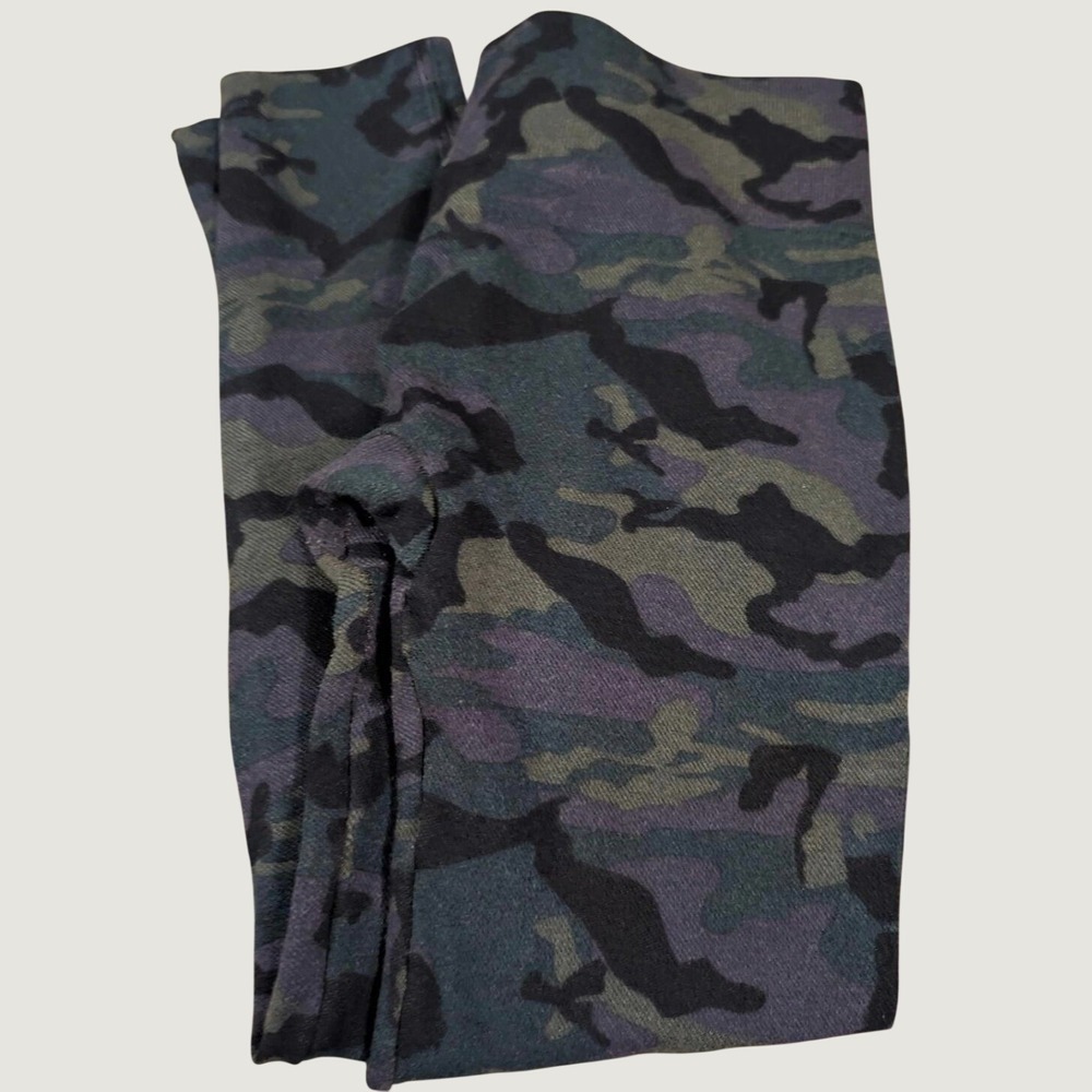 First Looks Leggings L XL Green Black Woodland Camo Stretch Camouflage Gorpcore